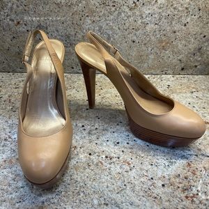 Stuart Weitzman “StiltsSling” High Heel Pump, 8M